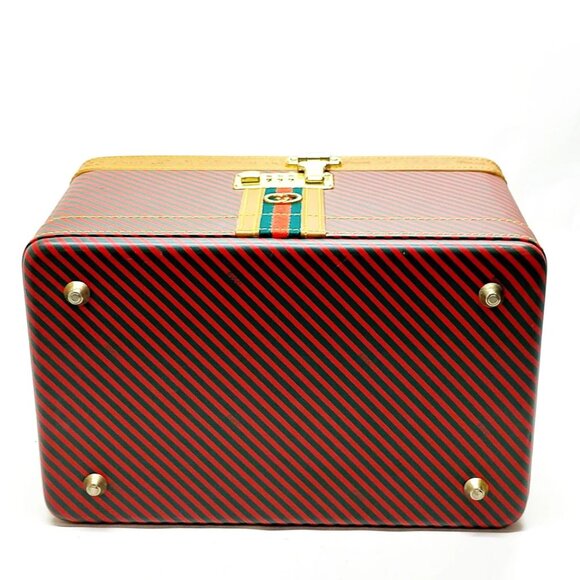 Gucci Jewerly Case Sherry Line Green PVC 696-070325 - Picture 5 of 13